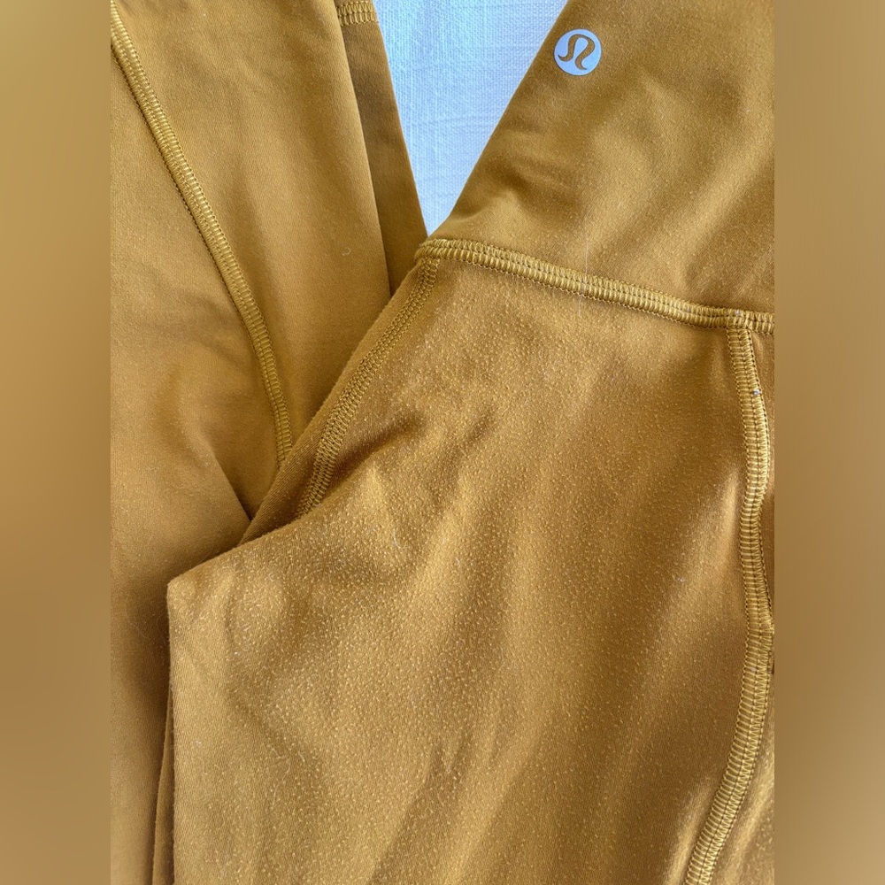 Lululemon Align Leggings with Pockets 25” Size 0 Gold Spice - Picture 3 of 4